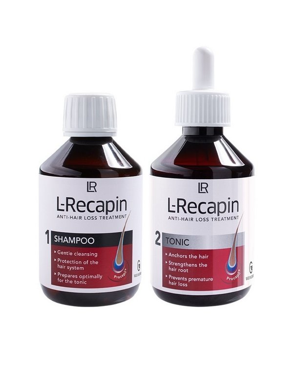 LR L-Recapin Set Tonicum + Shampoo, 2x 200 ml