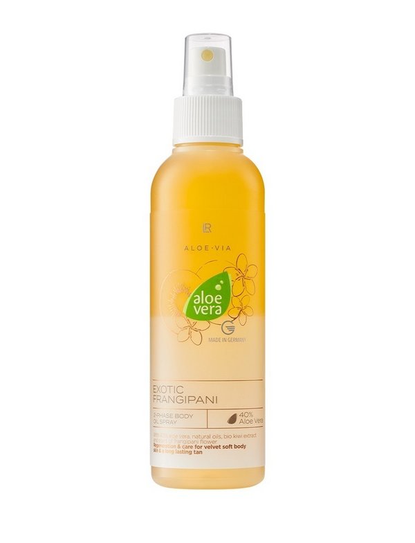 LR 40% Aloe Vera Exotic Frangipani 2-Phase Body Oil Spray