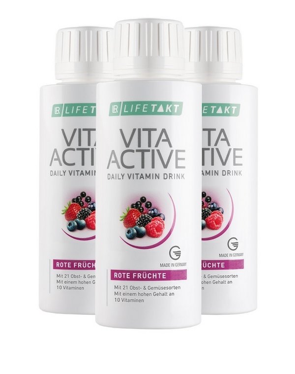 LR Vita Active Rote Früchte, 3x 150 ml